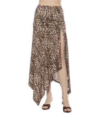 Women's Kennedy Ruched Stretch Handkerchief Skirt