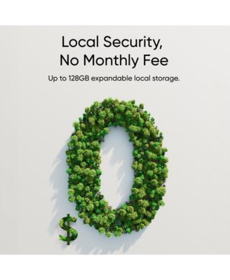 C30 Smart Wi-Fi 2K Wireless Video Doorbell with Human and Motion Dectection and No Monthly Fees