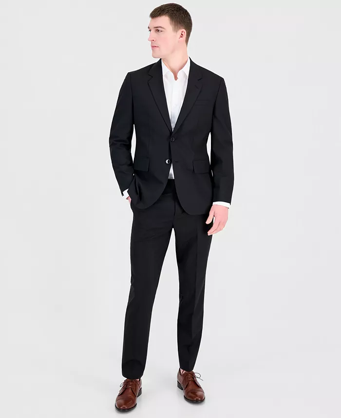 Men's Modern-Fit Wool Blend 2-Piece Suit - thumbnail 3