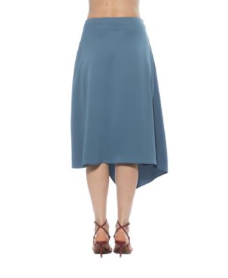 Women's Jess Asymmetric Midi Skirt