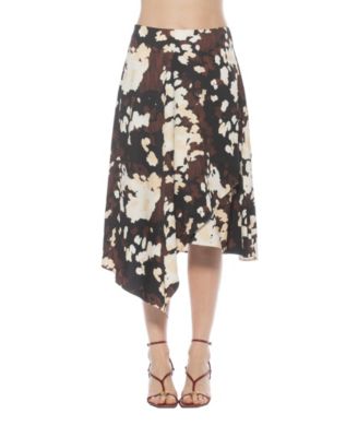 Women's Jess Asymmetric Midi Skirt