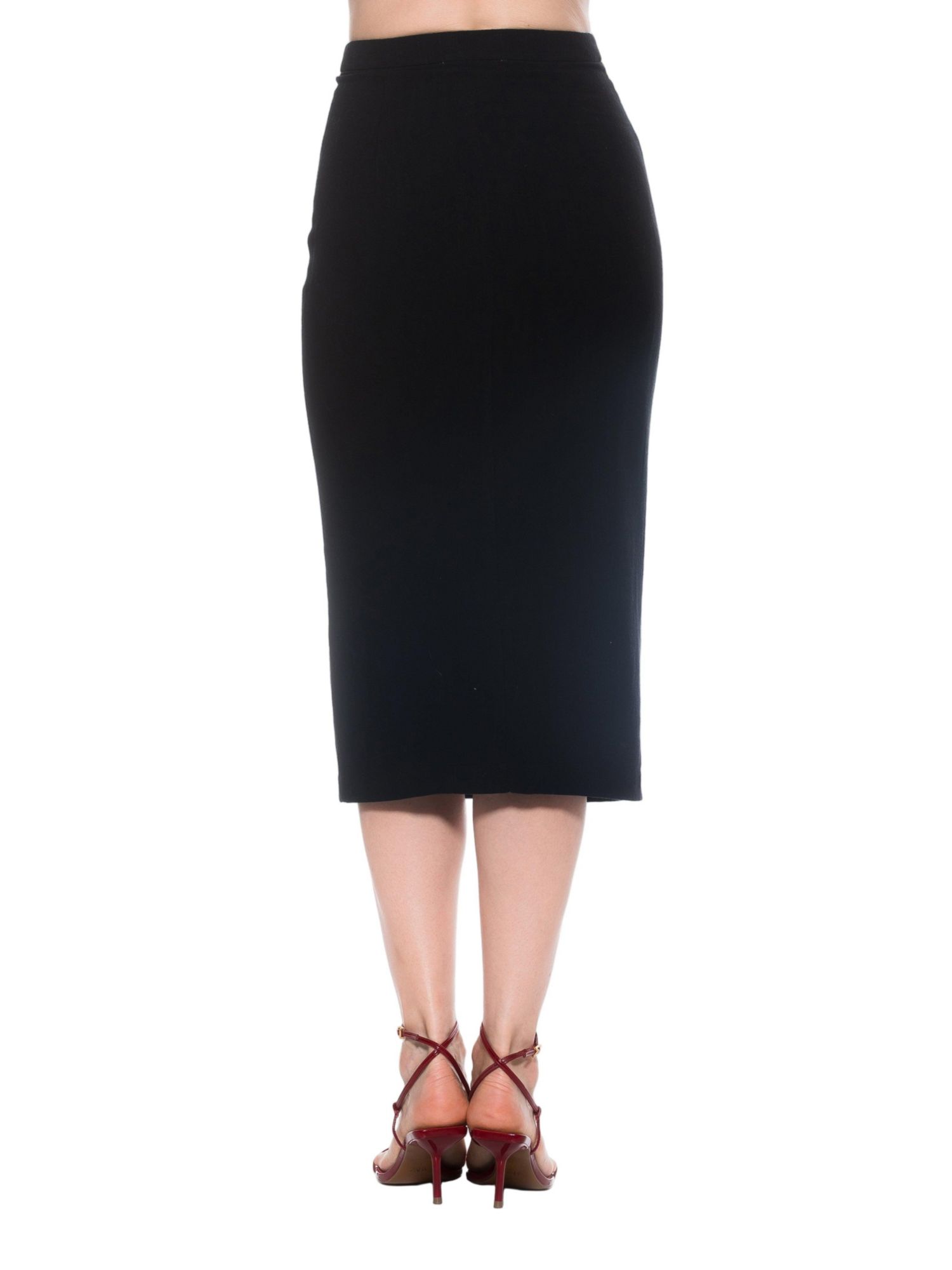 Women's Carla Front Button Down Midi Skirt