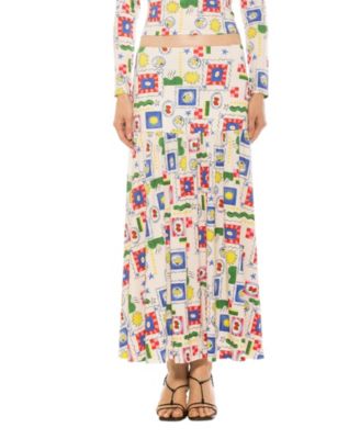 Women's Lia Shirred Maxi Skirt