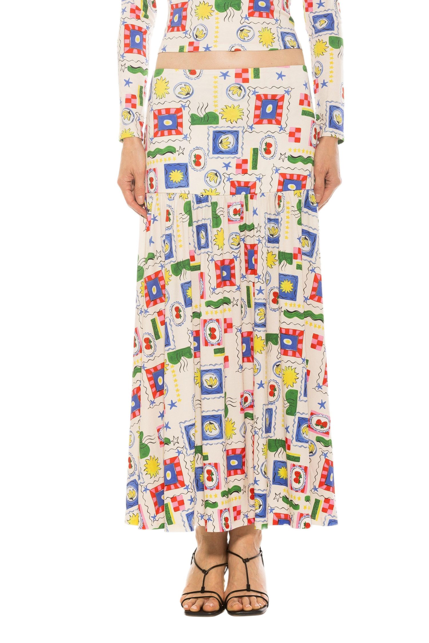 Women's Lia Shirred Maxi Skirt