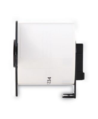 DK1234 2.3 in. x 3.4 in. Die-Cut Name Badge Labels - White (1-Roll