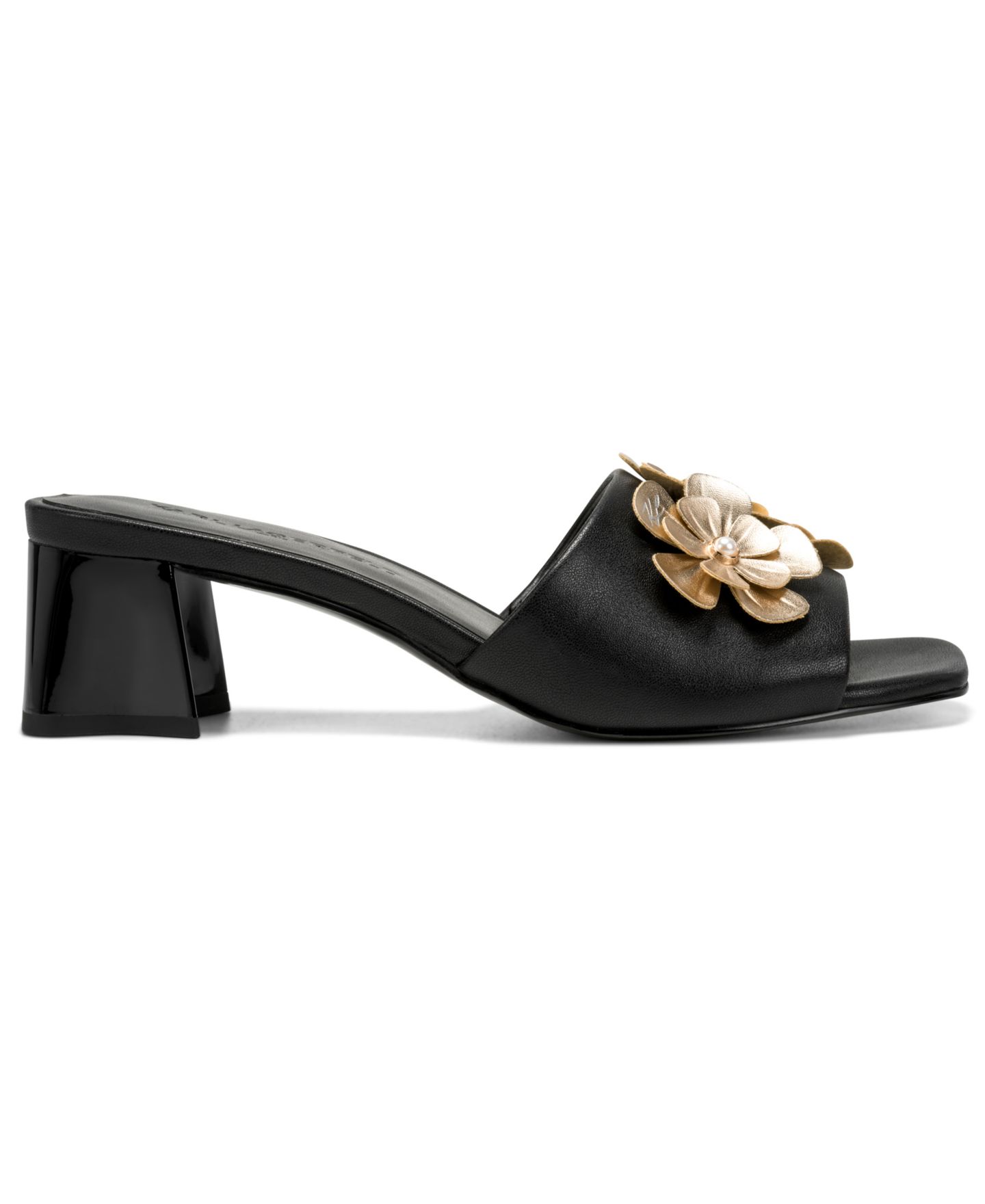 Женские сандалии KARL LAGERFELD PARIS Sandreea Floral Heeled, цвет: Чёрный — фото 2