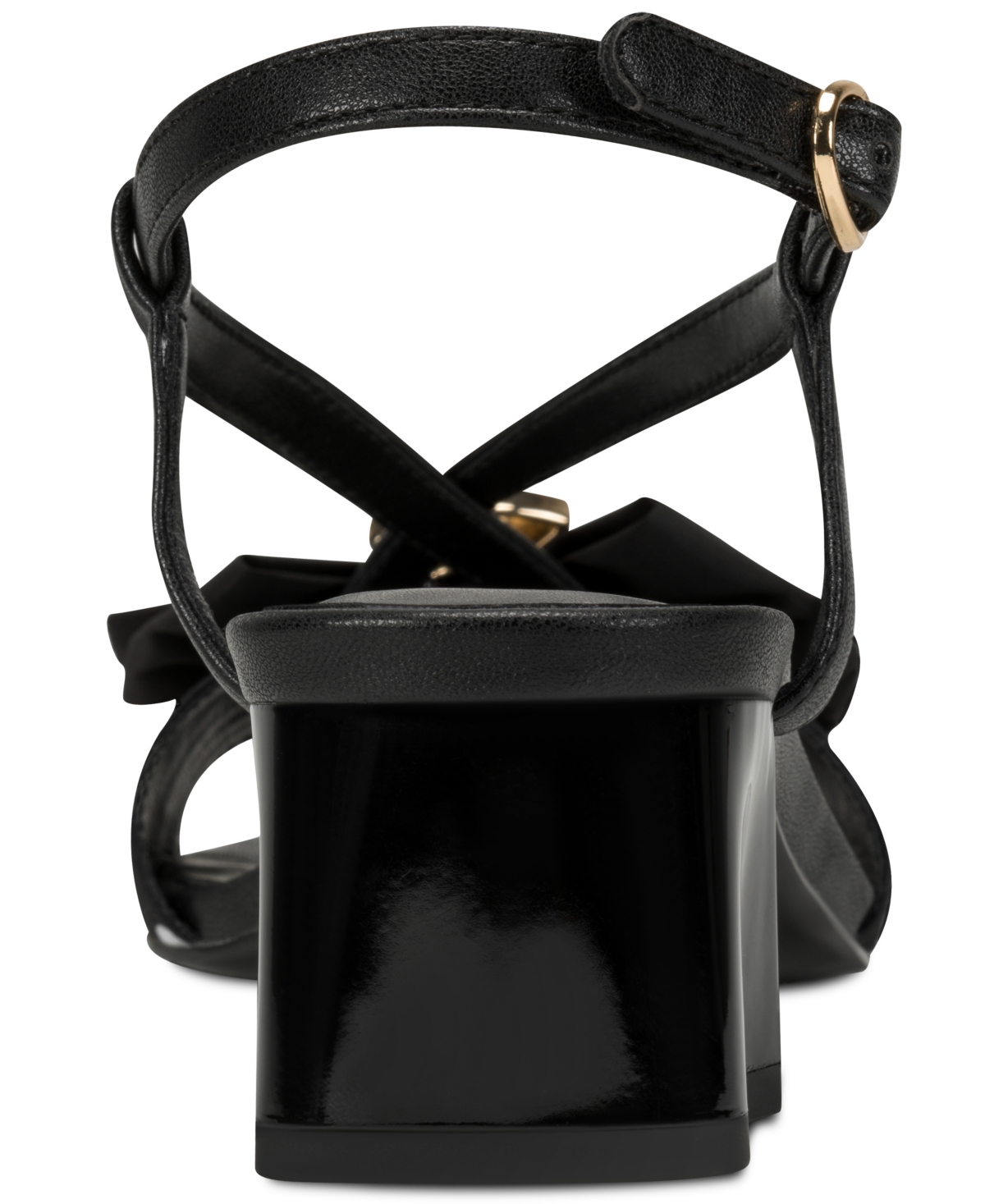 Karl Lagerfeld Paris Suttyn Bow Polka-Dot Heeled Sandals