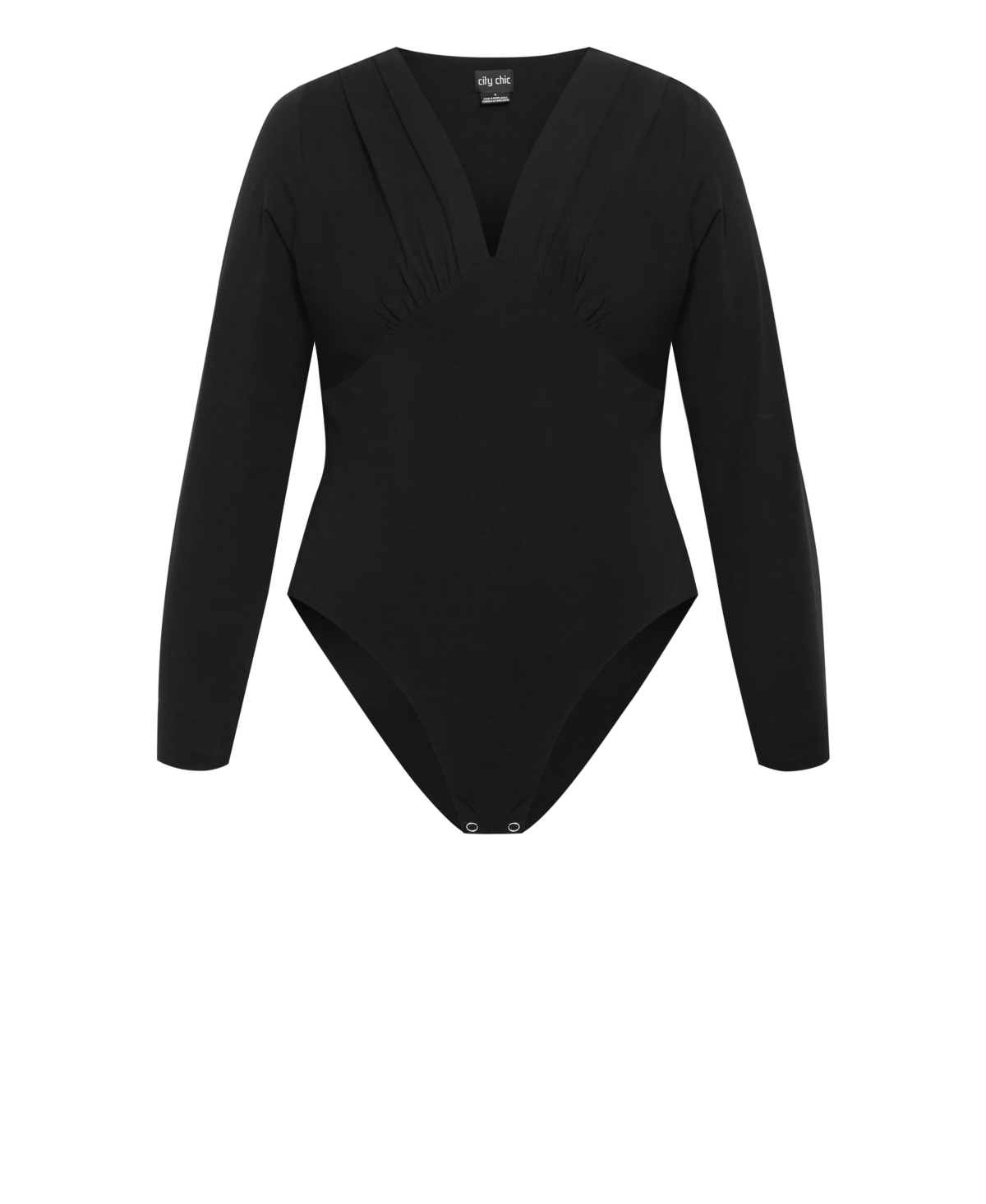 City Chic Women's Amelila Pleat Bodysuit