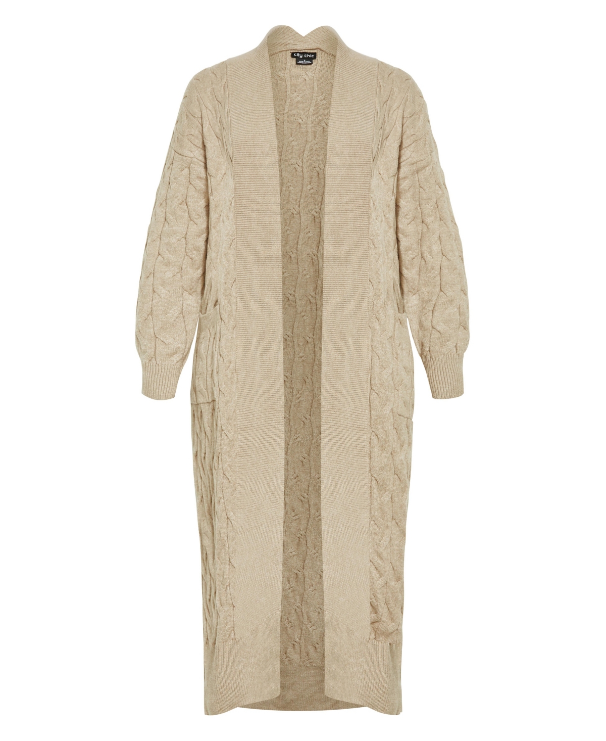 City Chic Plus Charissa Cardigan