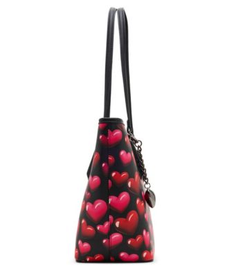 Bubble Hearts Medium Tote Bag