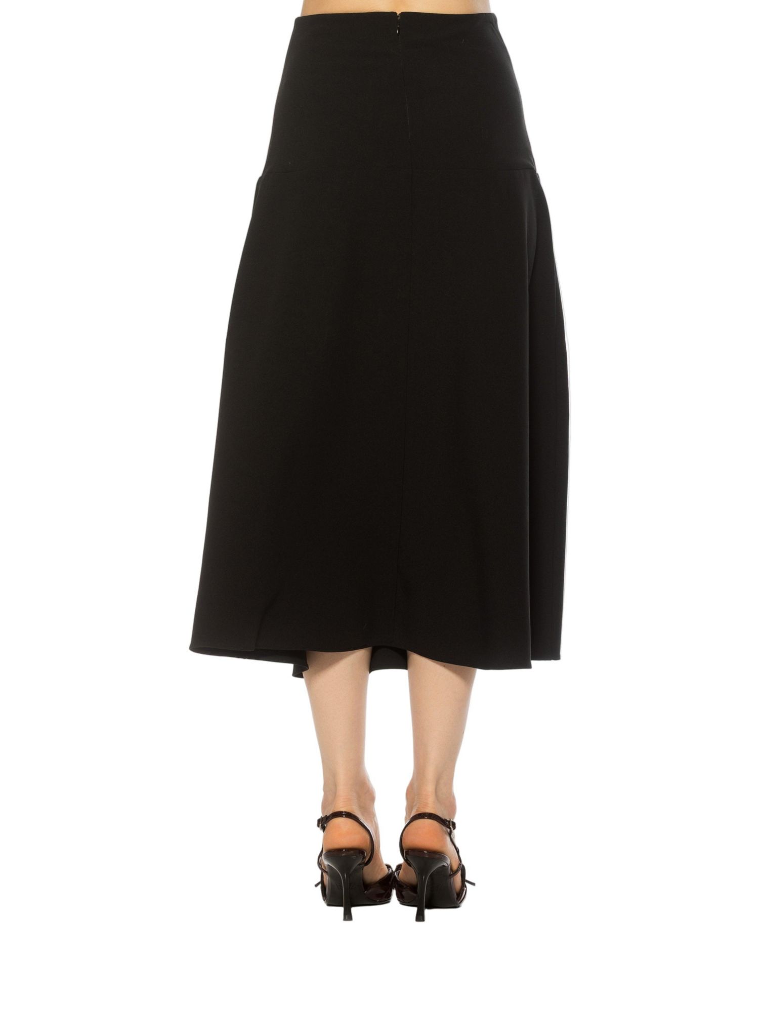 Women's Eres Flared Midi Skirt With Front Detail