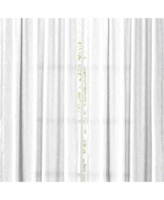 Portland Crushed Taffeta Rod Pocket Tailored Panel - 48x63", White
