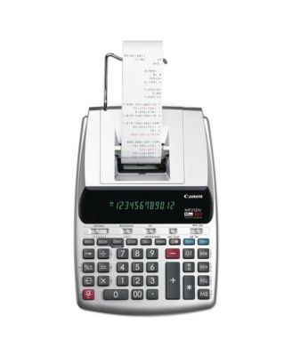 2202C001 4.3 Lines/Sec MP25DV 12-Digit Ribbon Printing Calculator - Black/Red Print