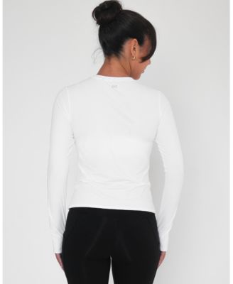 Women's Raya Mid Length Compression Nylon Long Sleeve Top