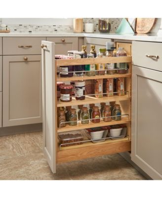 10.25" Pullout Kitchen Cabinet Organizer Soft-close, 448-BCSC-9C