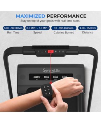 Folding Motorized Treadmill Machine with Smart Display, Space-Saving Design, BT Music, and App Support for Fit Home, Kinomap & Zwift