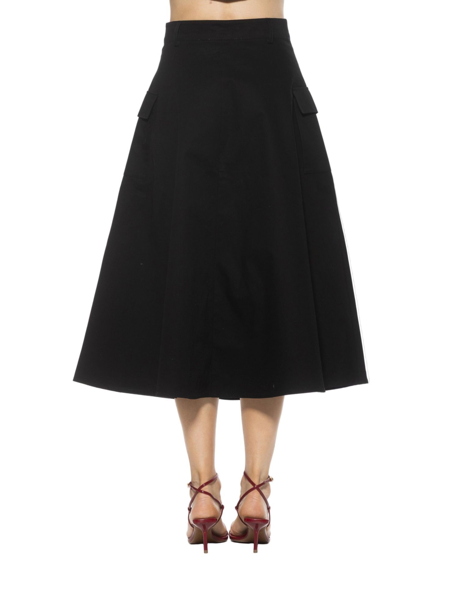 Women's Avery Cargo Midi Skirt with Belt Loops
