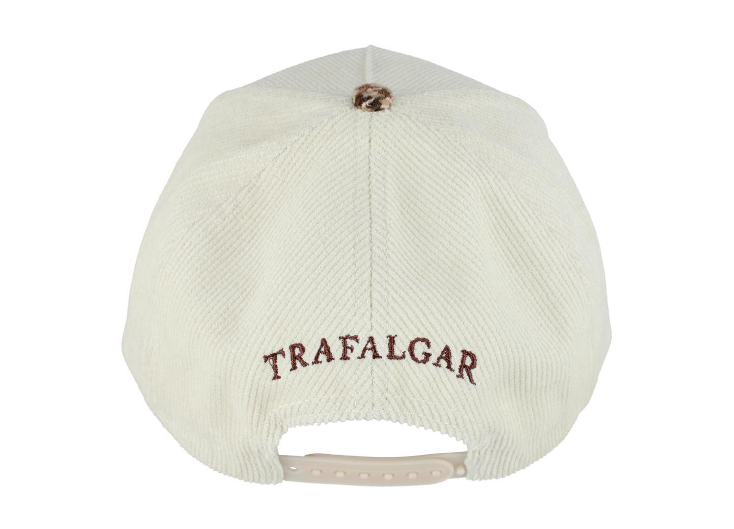 Men's 's 5 Panel Corduroy Baseball Hat with Plaid Brim