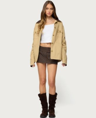 Women's Lorna Pinstripe Mini Skort