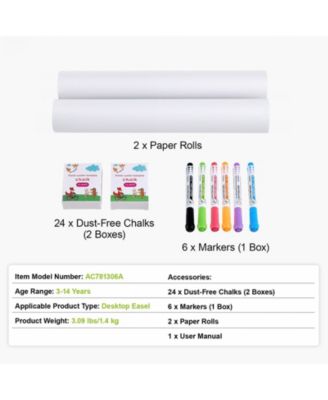 Kids Art Easel Accessory Set 32 PCS Painting Supplies