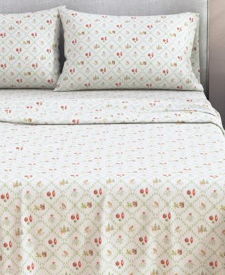 Ultra-Soft Turkish Cotton Flannel Holiday Print Sheet Set