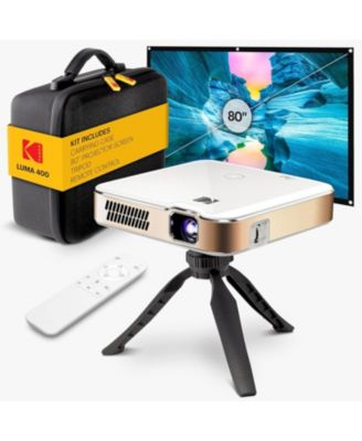 Luma 400 HD Smart Portable Pico Projector with 80" Display