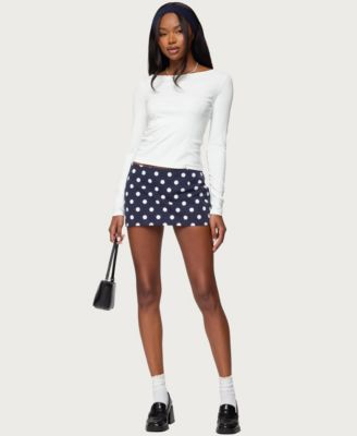 Women's Noreen Polka Dot Mini Skirt