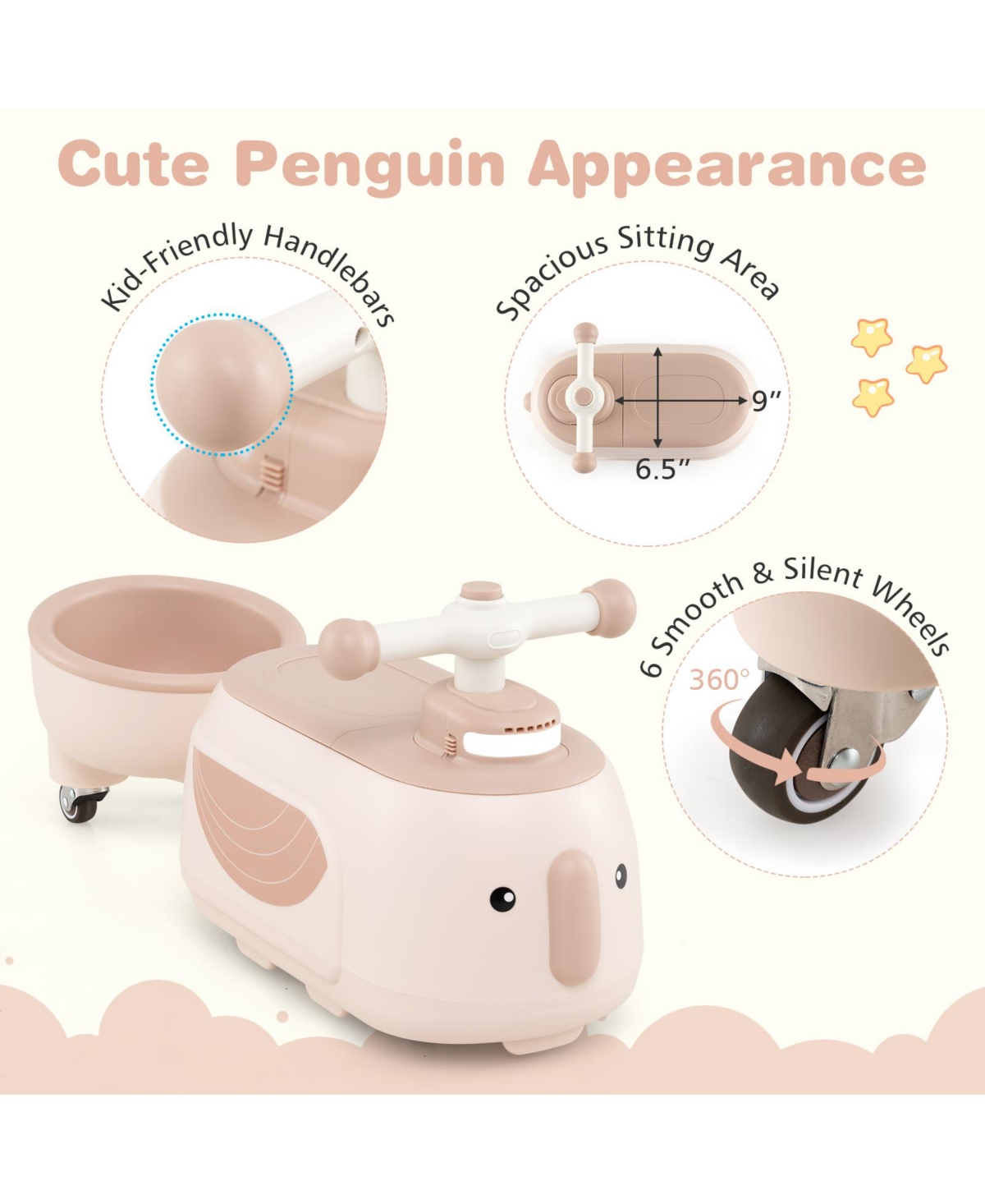 Hongge 24V Kids Ride On Atv Quad With Led Lights Music Fm Radio And Storage Compartment