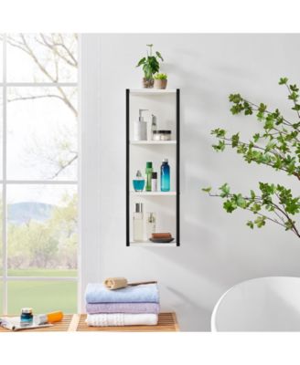 Recife Vertical Three-Tier Cube Wall Shelf