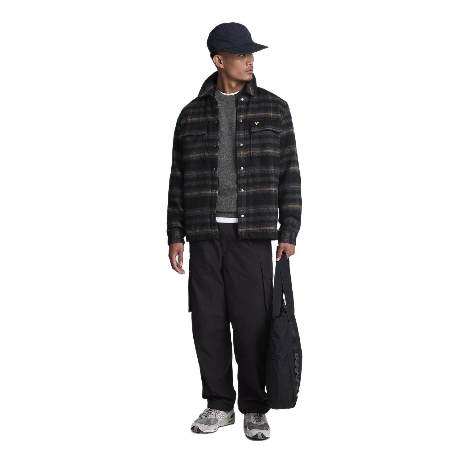 Men's Lambswool Blend Crew Neck Sweater