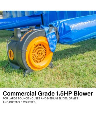 1.5 HP Orange Inflatable Blower - 14G, Stackable Design, 25ft Cord for Quick Setup