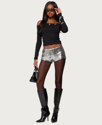 Women's Trina Grommet Off Shoulder Top