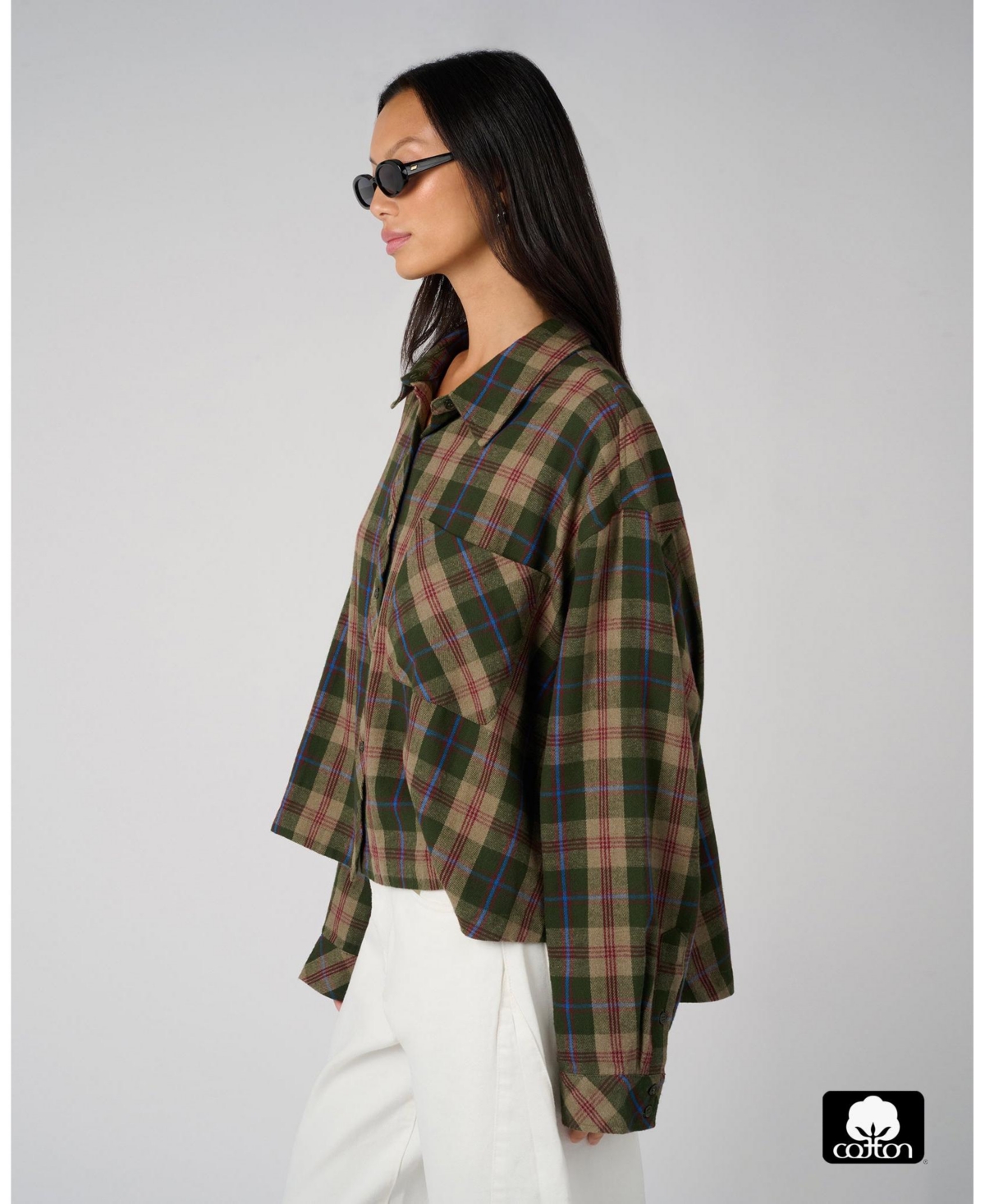 WeWoreWhat Women's Boxy Boyfriend Overshirt