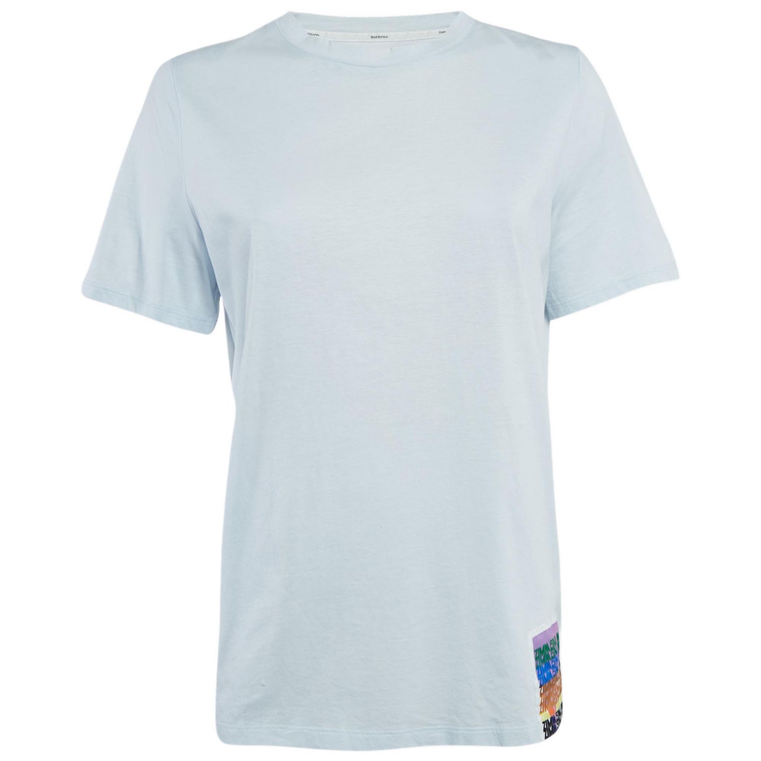 Women's Blue Logo Applique Jersey T-Shirt