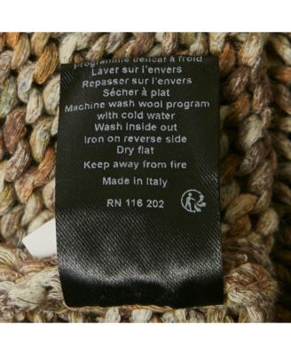 Women's Brown Cotton Rib Knit Mia Cardigan