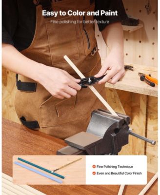 Wooden Dowel Rods Birch Craft Sticks for DIY and Woodworking Projects