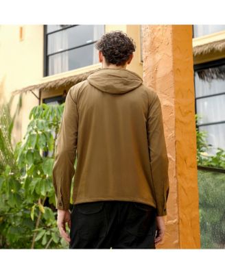 Men's Olive Brown Utility-Hike Jacket