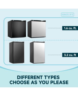 1.6 Cu.Ft Single Door Mini Fridge with Freezer