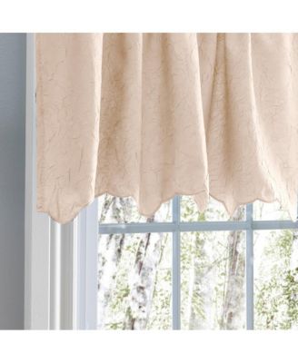 Portland Crushed Taffeta Rod Pocket Valance - 48x15", Natural