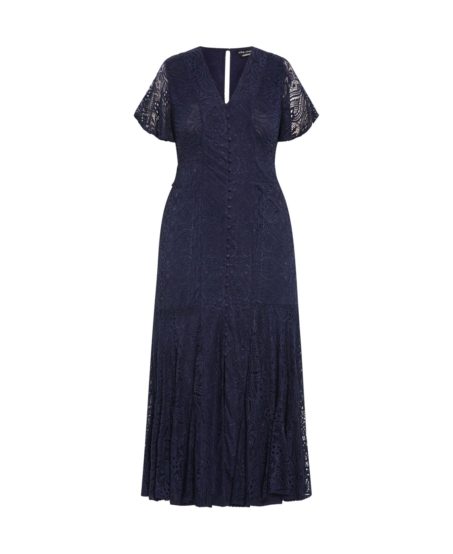 Plus Size Lace Christa Dress