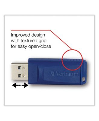 98658 64gb Classic USB 2.0 Flash Drive - Blue