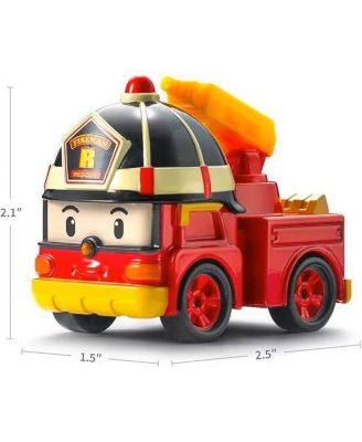 Die-Cast Metal Emergency Rescue Fire Truck - Roy | Early Learning Gift for Kids, Vehicle Learning & Role Play