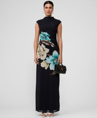 Women's Nina Mock-Neck Mesh Dress