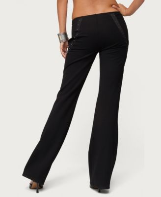 Women's Hook & Eye Bootcut Pants
