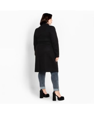 Plus Size Sassy Military Coat