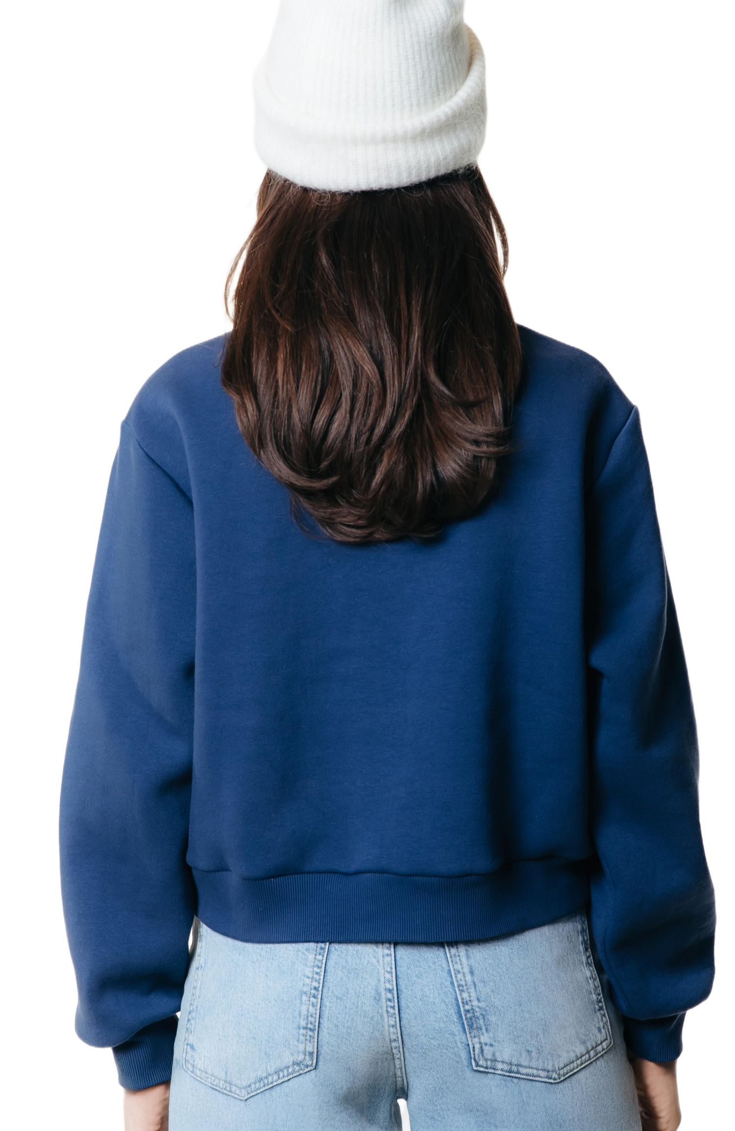 Women's Uni Logo Wave Relaxed Zip Sweat