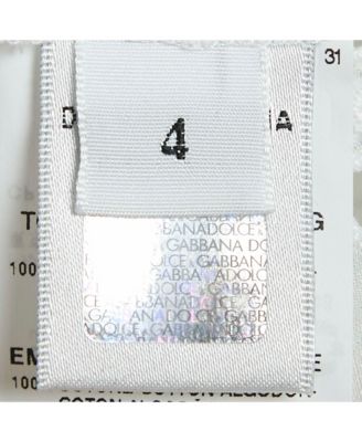 Women's White Broderie Anglaise Cotton Ruffled Top