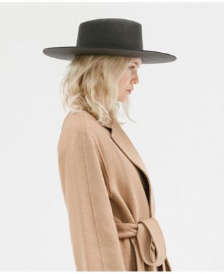 Dakota Wide Brim Felt Hat with Triangle Crown for Ultimate Style and Protection