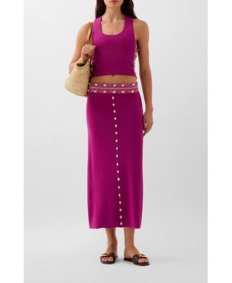 Women's Shell Knit Skirt