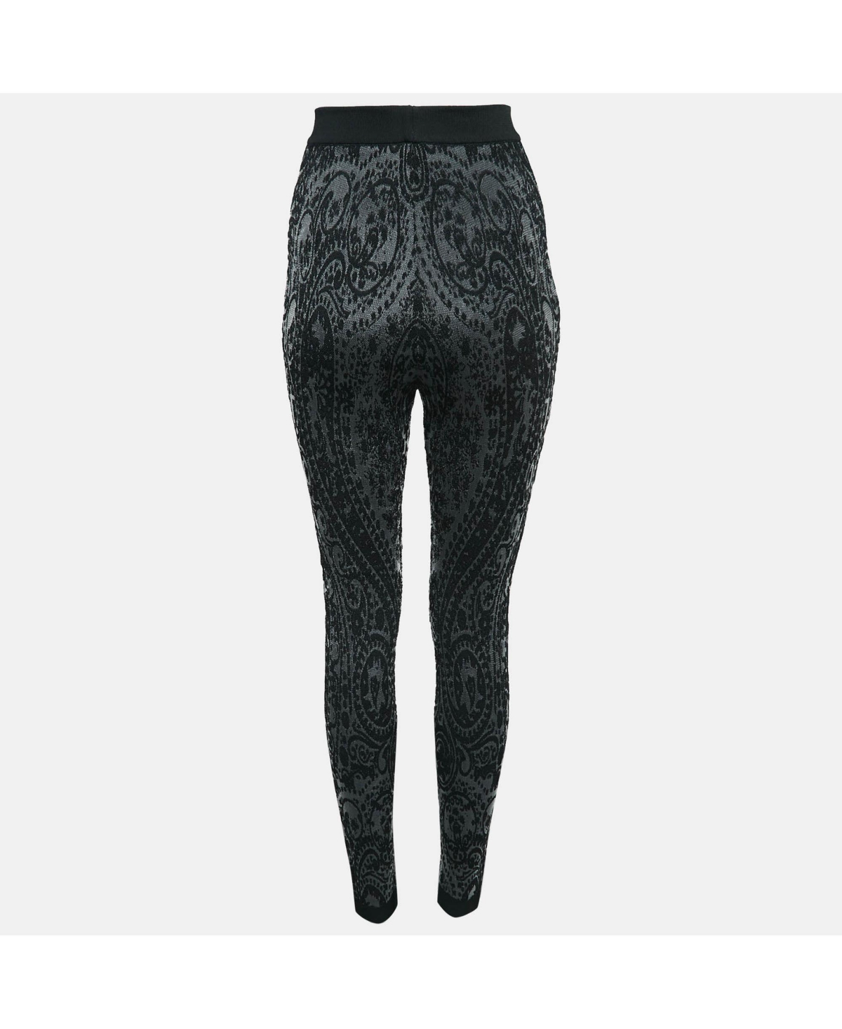 Pre-Owned Balmain Women's Jacquard Jersey Leggings